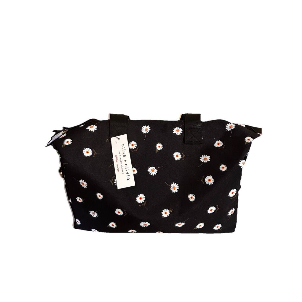 Alice + Olivia Daisy Print Canvas Duffle Bag & Reversible Bucket Hat MSRP $235 - Picture 6 of 14